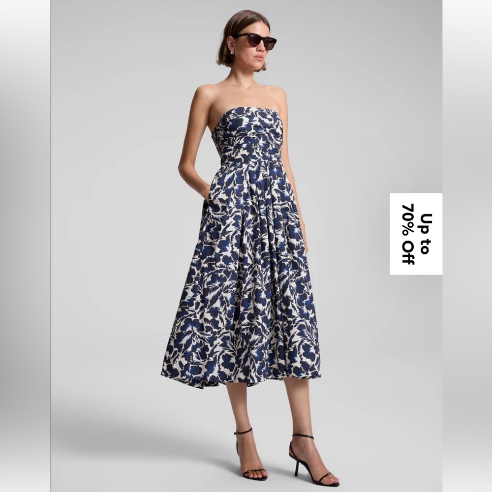 ALC Tate Strapless Midi Dress